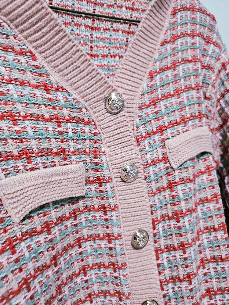 여성 니트 스웨터 가디건--3