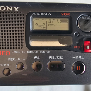 SONY TCS-90 어학용 워크맨 작동품