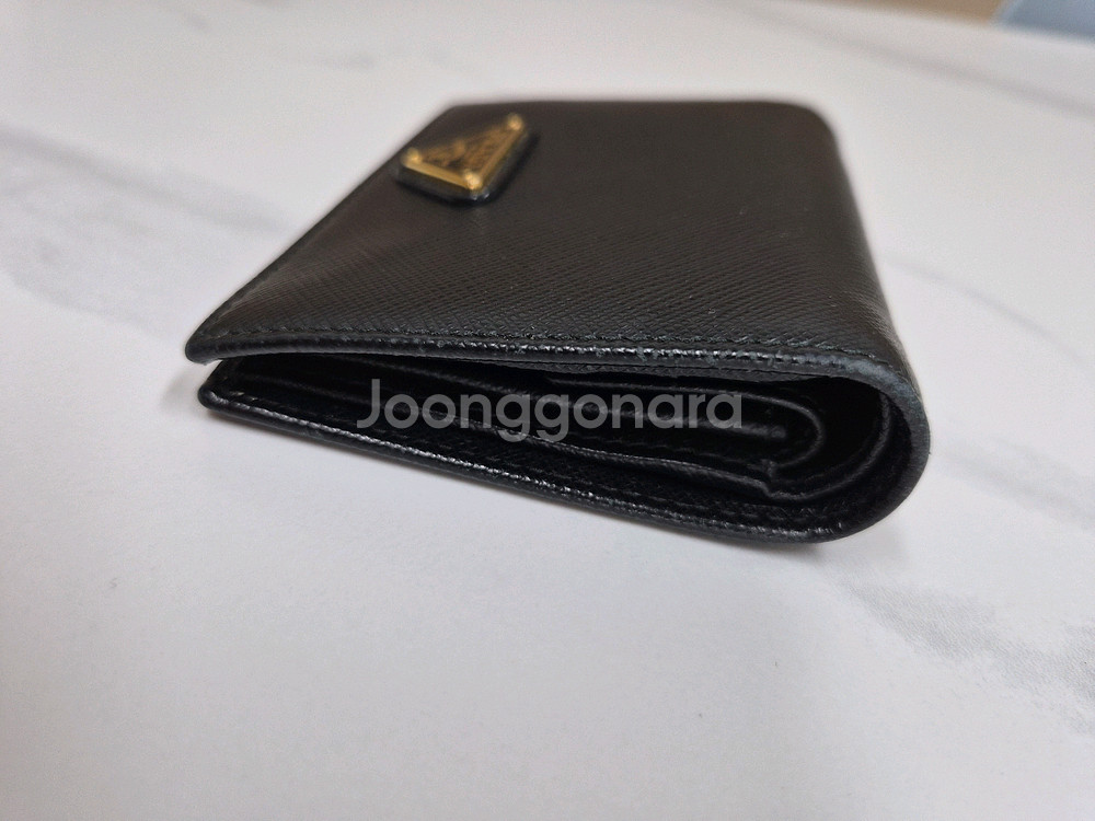 프라다 사피아노 레더 반지갑--3