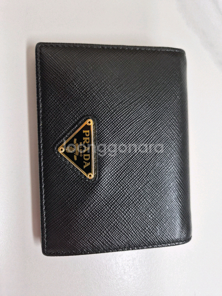 프라다 사피아노 레더 반지갑--0