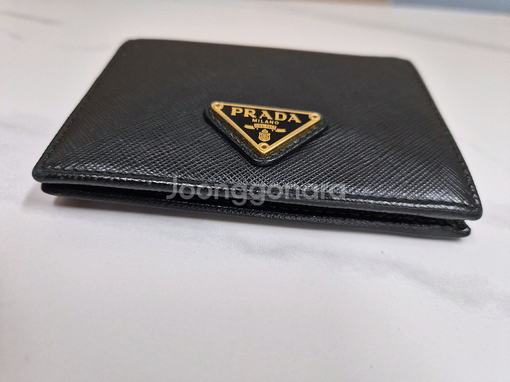 프라다 사피아노 레더 반지갑--5