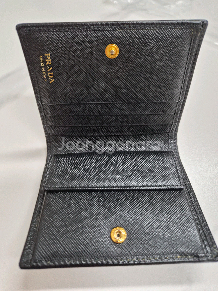 프라다 사피아노 레더 반지갑--7