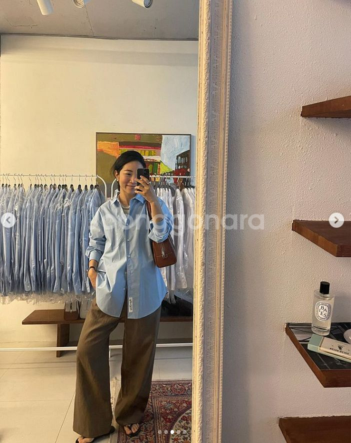 cdsd 클래식 오버사이즈 셔츠(블루)--0