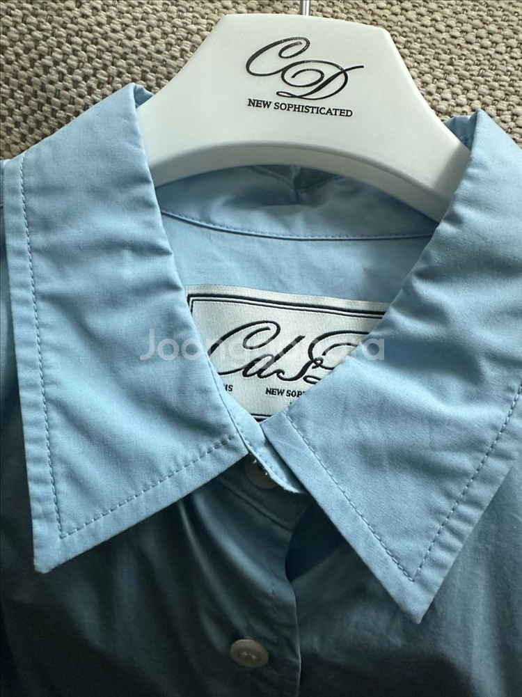 cdsd 클래식 오버사이즈 셔츠(블루)--3