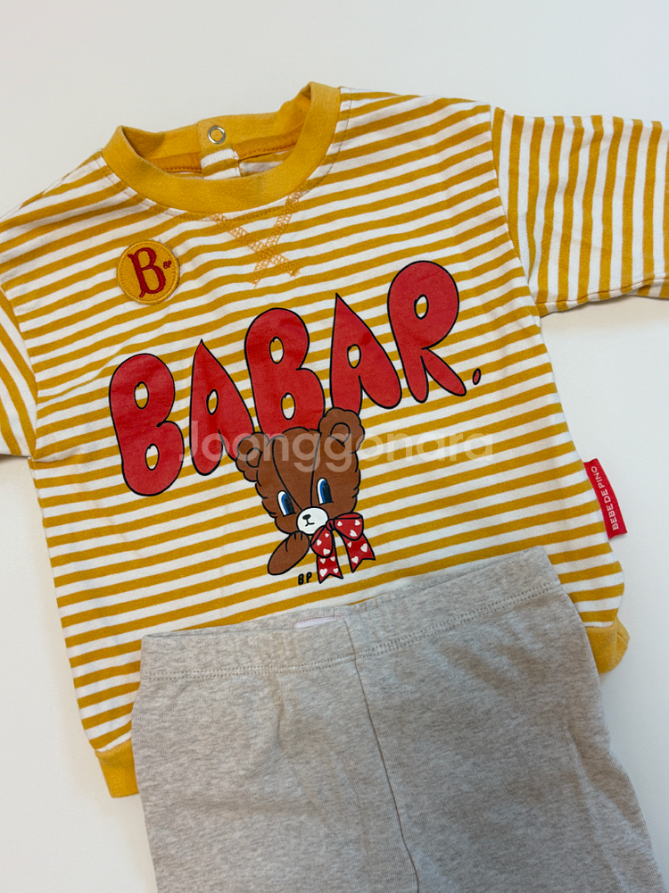 베베드피노 티셔츠+레깅스 세트85--3