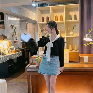 마인 타이 블라우스