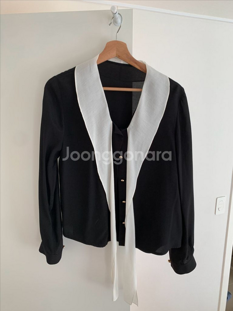 마인 타이 블라우스--2