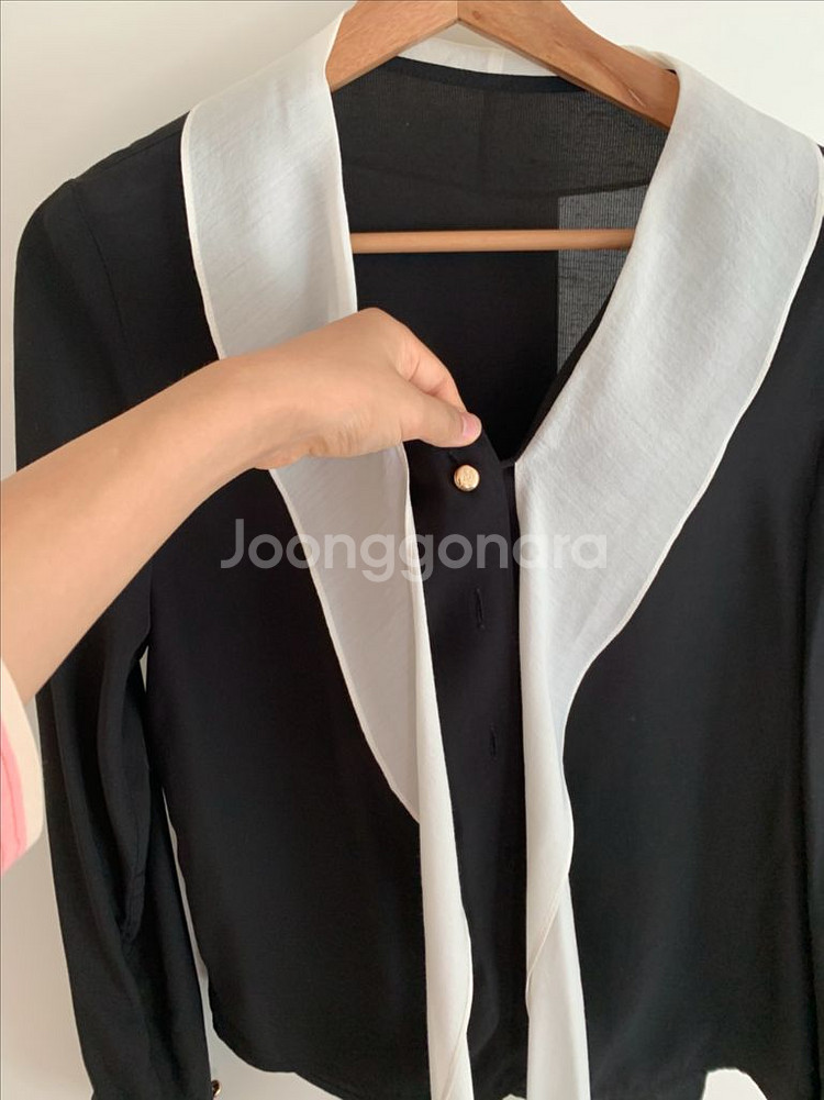 마인 타이 블라우스--3