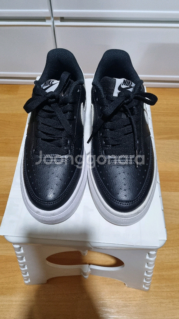 나이키 에어포스1 로우 블랙 220--1