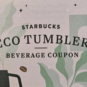스타벅스 에코 텀블러 음료쿠폰