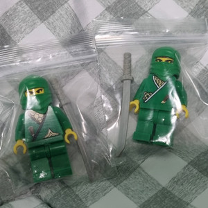 올드 그린닌자 레고 미니피규어 세트