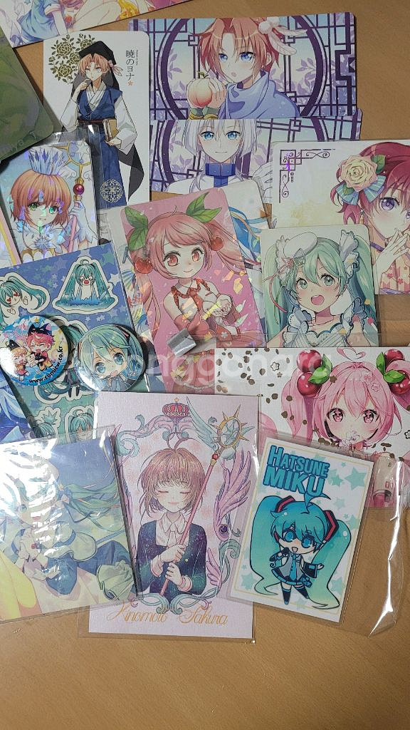 서코(하츠네미쿠,앙스타,카드캡터체리,이누야샤) 굿즈 일괄 양도--2