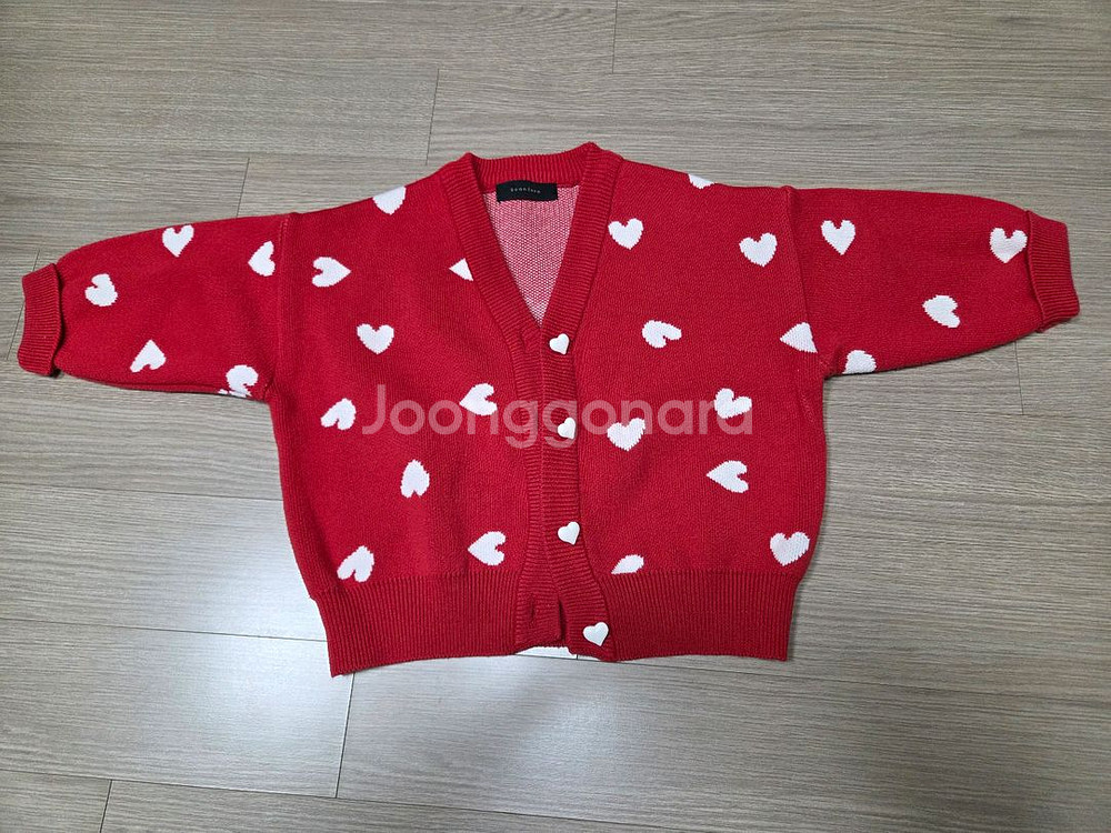 로아앤제인 하트가디건S--0