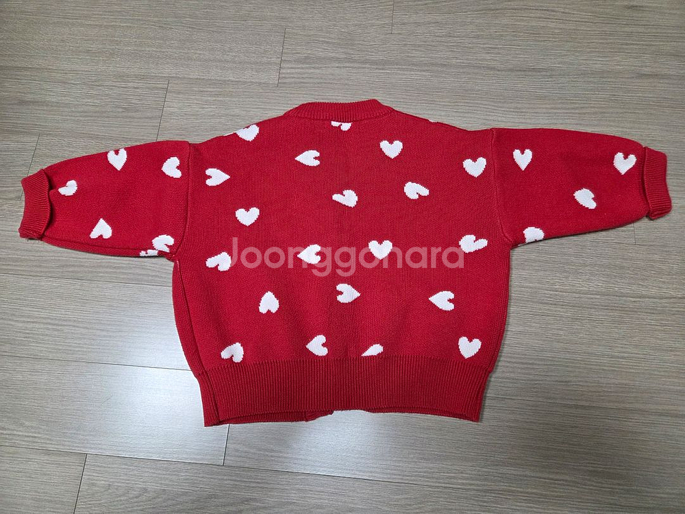 로아앤제인 하트가디건S--1