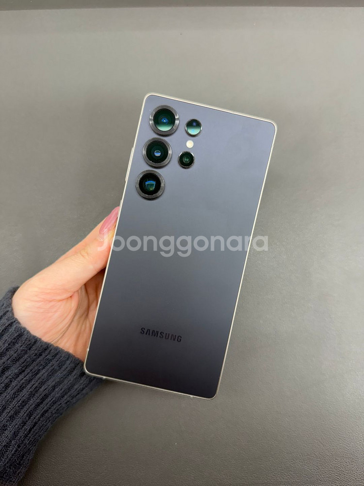 대전중고폰) A급 갤럭시 S25울트라 블랙 1테라 판매합니다 087740--0