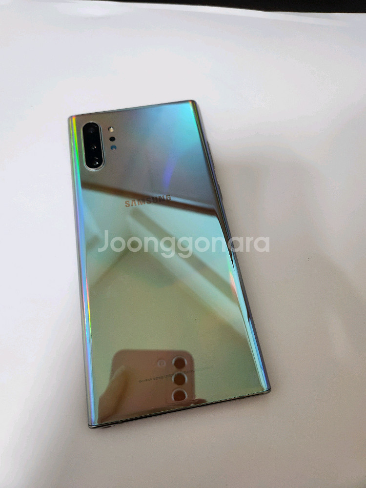 갤럭시노트10플러스 잔상없어요 256기가--0