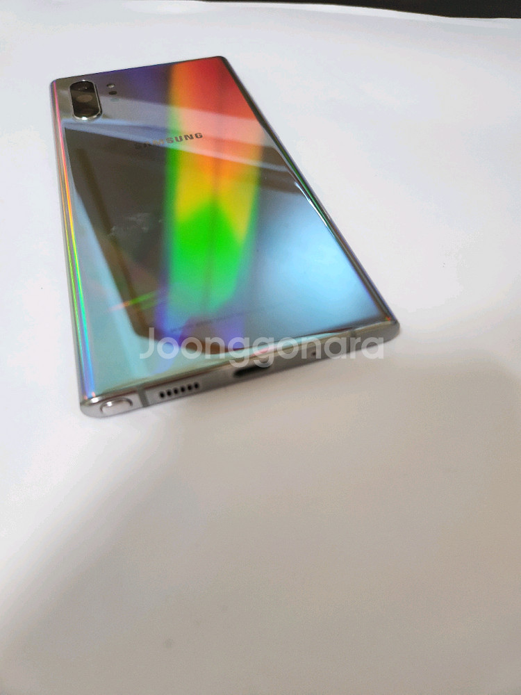 갤럭시노트10플러스 잔상없어요 256기가--4