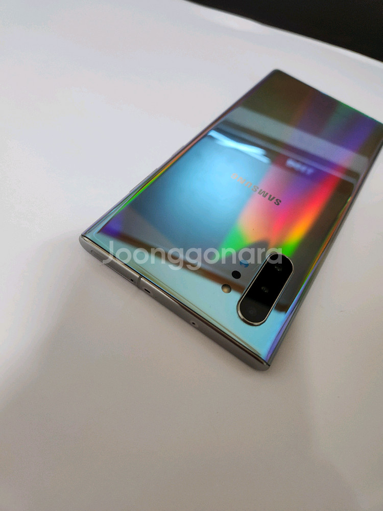 갤럭시노트10플러스 잔상없어요 256기가--3