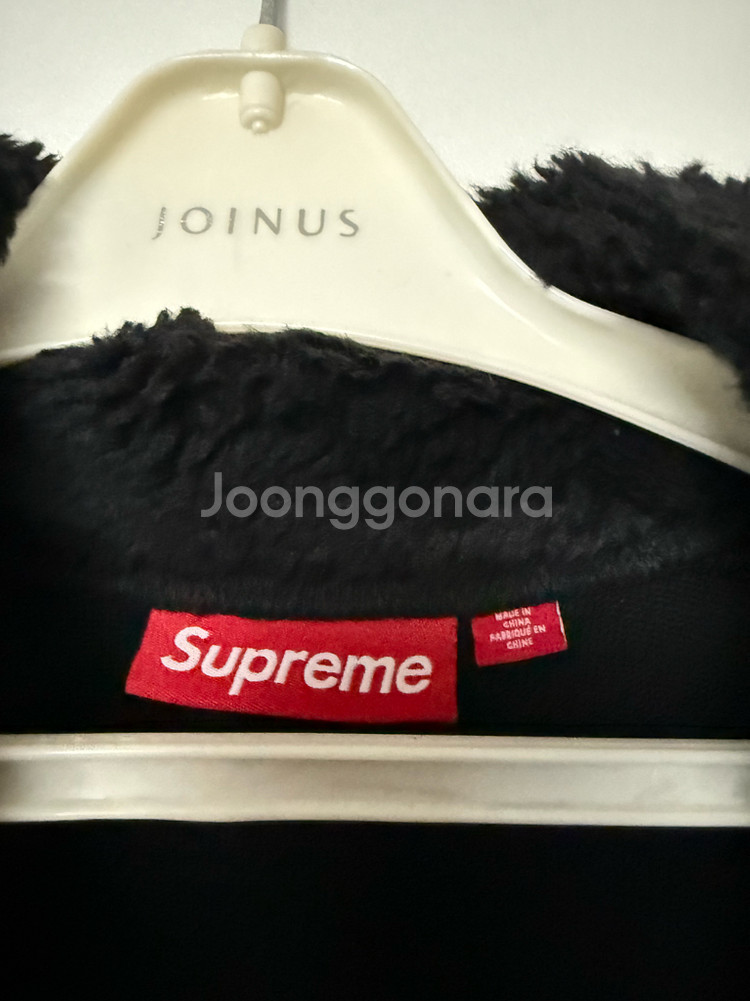 슈프림 플리스 집업 자켓--1