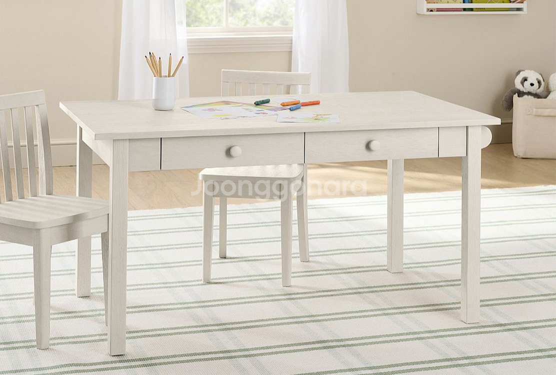 포터리반키즈 크래프트 테이블 +의자 2개--0