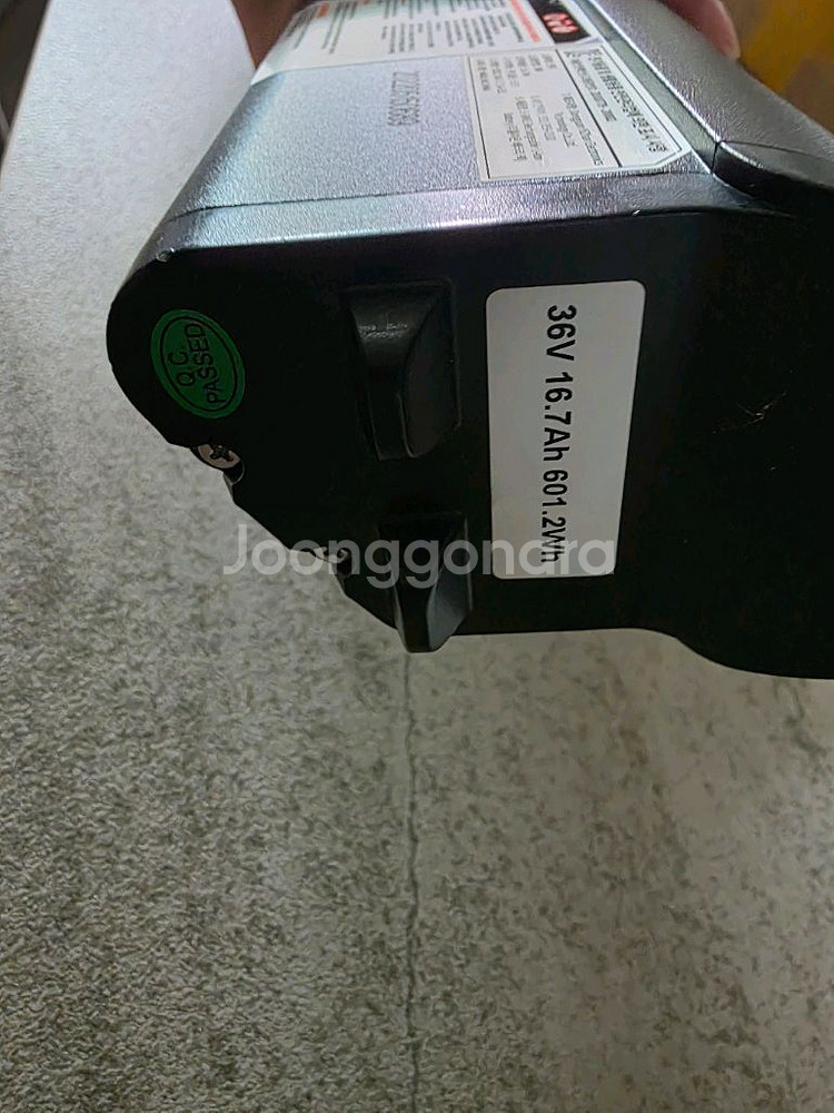 알톤 코디악 전기자전거 배터리 36V 16.7Ah--2