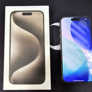 애플 아이폰 15 Pro 내츄럴 티타늄 256GB