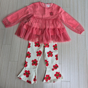 베베드피노 카멜리아 베어 상하 120사이즈(택포가)