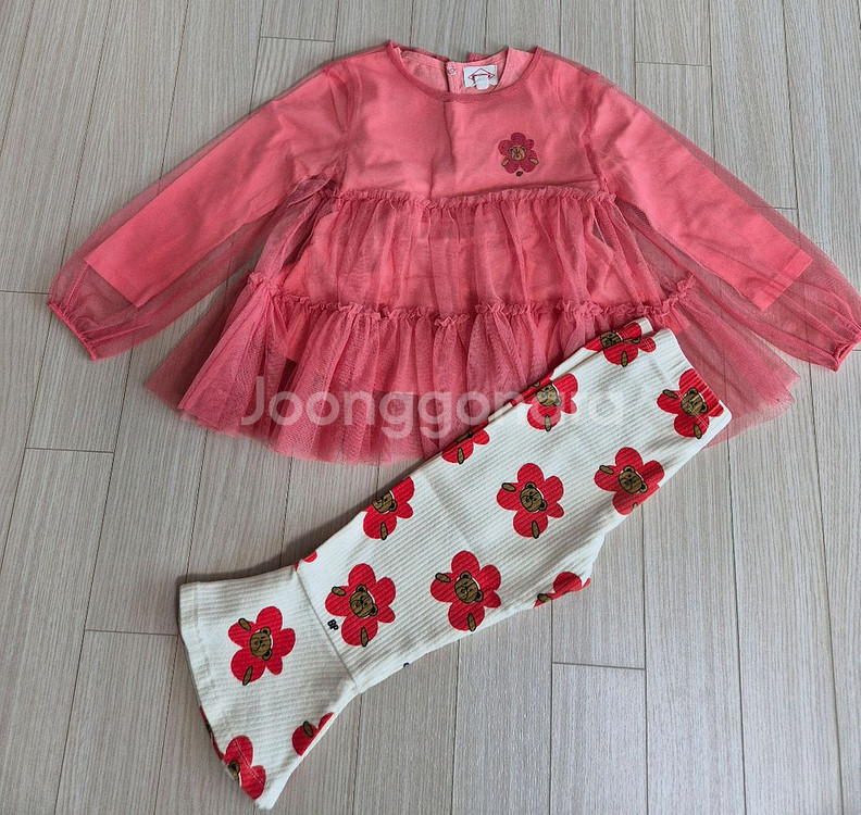 베베드피노 카멜리아 베어 상하 120사이즈(택포가)--1