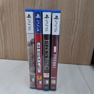 PS4/PS5 게임 4종 세트