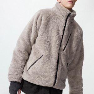 후리스 폴딩 집업 자켓