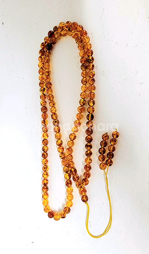핸드메이드 AAA- 발틱앰버 108염주--0