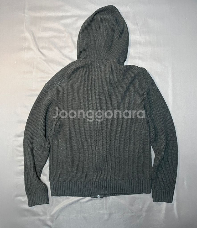 어반디타입 니트 후드집업 블랙, 그레이 2종사이즈 M배--3