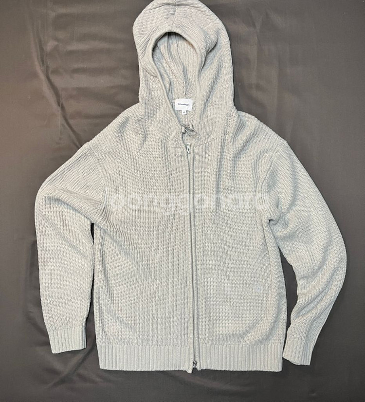 어반디타입 니트 후드집업 블랙, 그레이 2종사이즈 M배--7