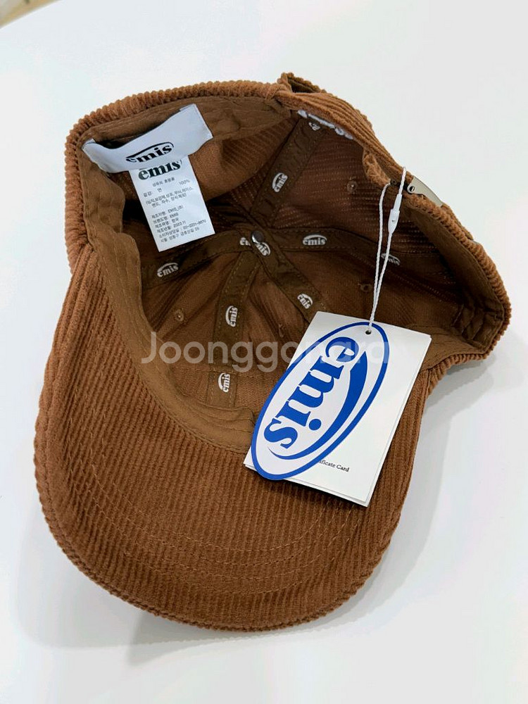 이미스 코듀로이 볼캡모자--2