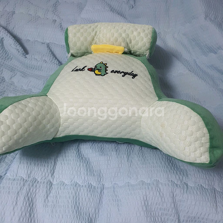 공룡 디자인의 등받이 쿠션. 아동용--1