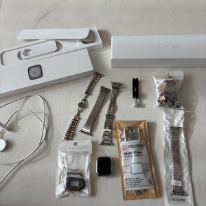 애플워치 8 gps 41mm 실버 (줄, 베젤 전부 덤) - 22만