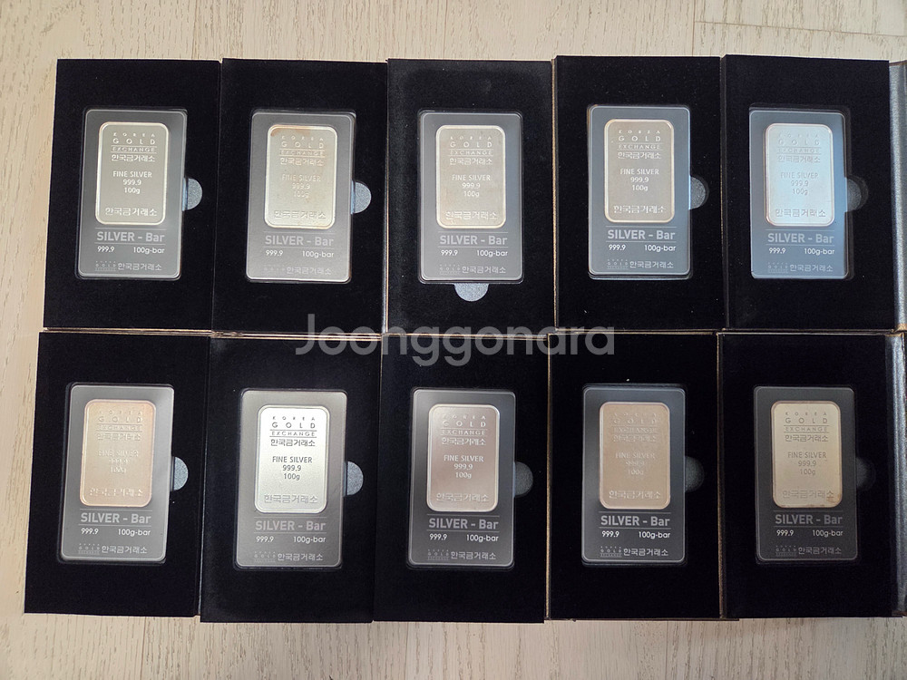 한국금거래소 실버바 100g--0