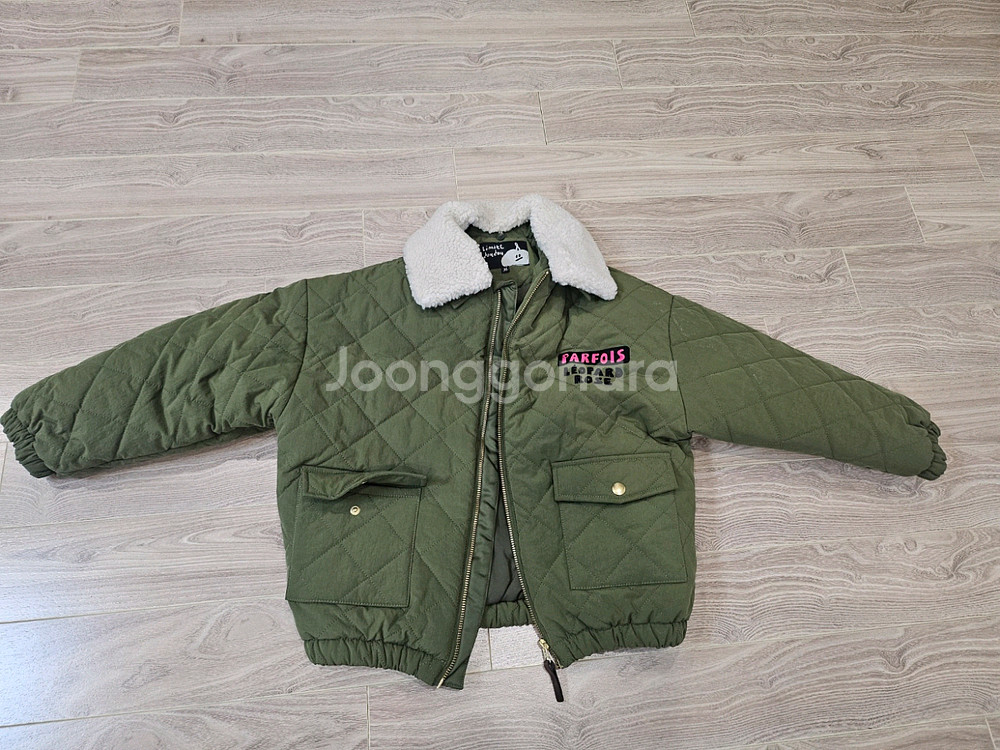 리미떼두두 레오파드 퀼팅점퍼 xl사이즈--0