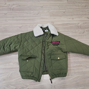 리미떼두두 레오파드 퀼팅점퍼 xl사이즈