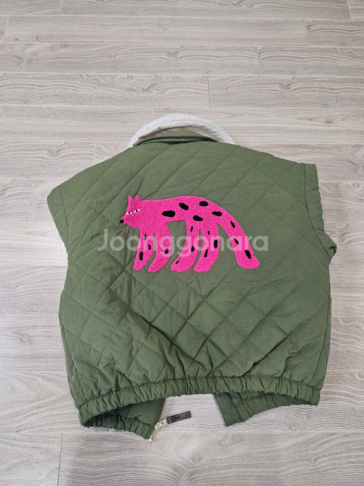 리미떼두두 레오파드 퀼팅점퍼 xl사이즈--1