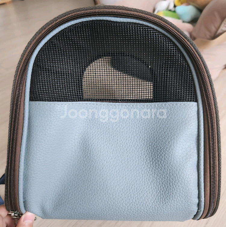 패리스독 애견 이동 가방 핑크색 사이즈 S--3