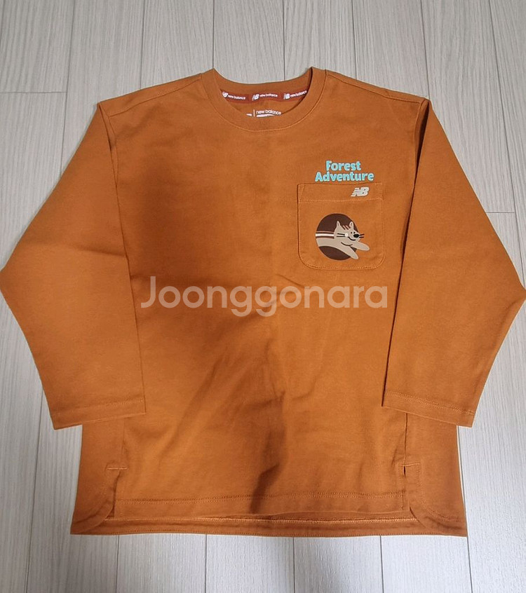 뉴발란스 코듀로이멜빵치마+티셔츠+반양말 세트 140(택포가)--3