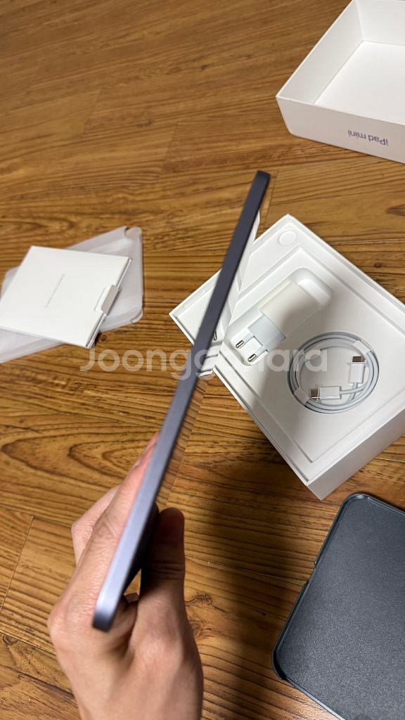 아이패드 미니6세대 64G 퍼플 풀박스 팝니다--3