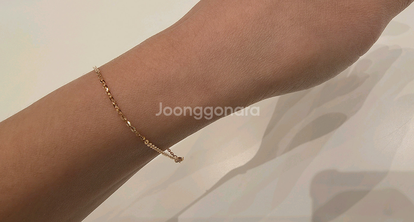 18k핑크골드_심플체인팔찌--1