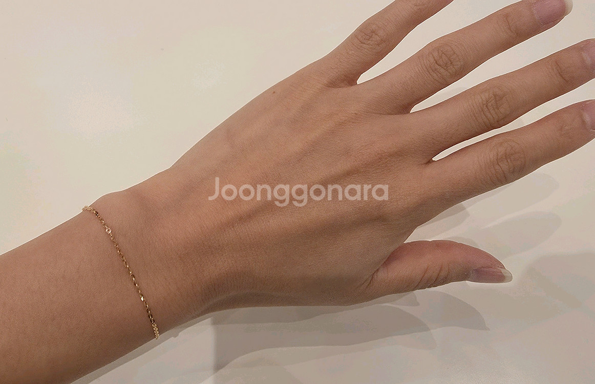 18k핑크골드_심플체인팔찌--0