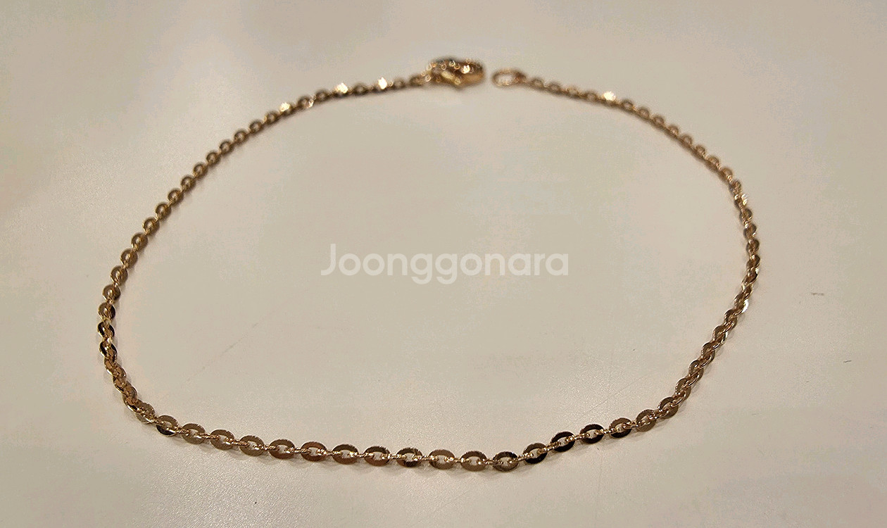 18k핑크골드_심플체인팔찌--5