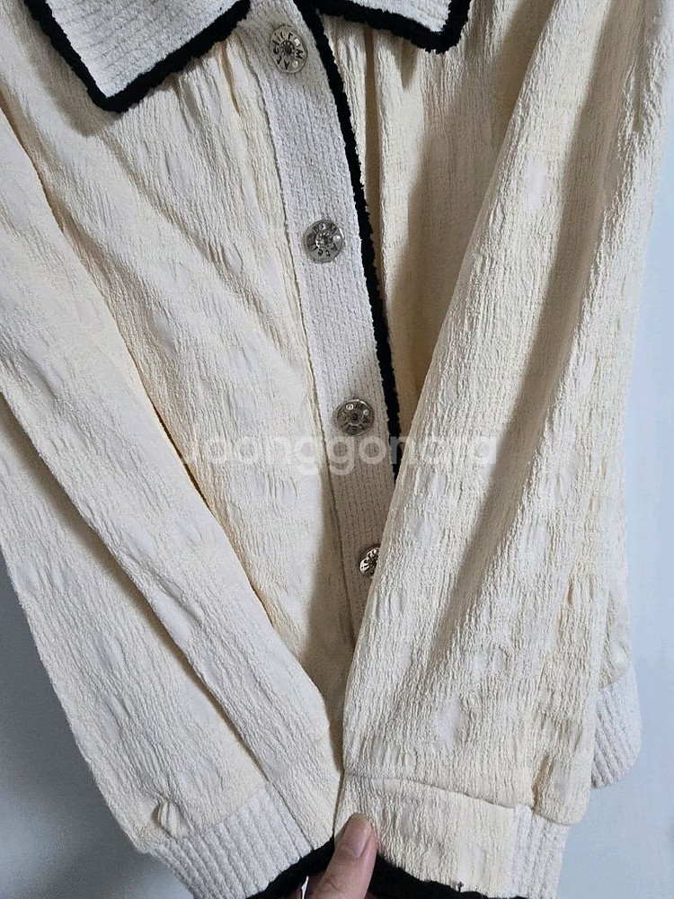 마인 아이보리 가디건. 마인 미샤 랑방 타임 시스템 sjsj 니트--2