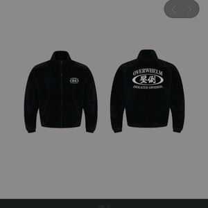 압도 빅로고 플리스 자켓 free 새상품