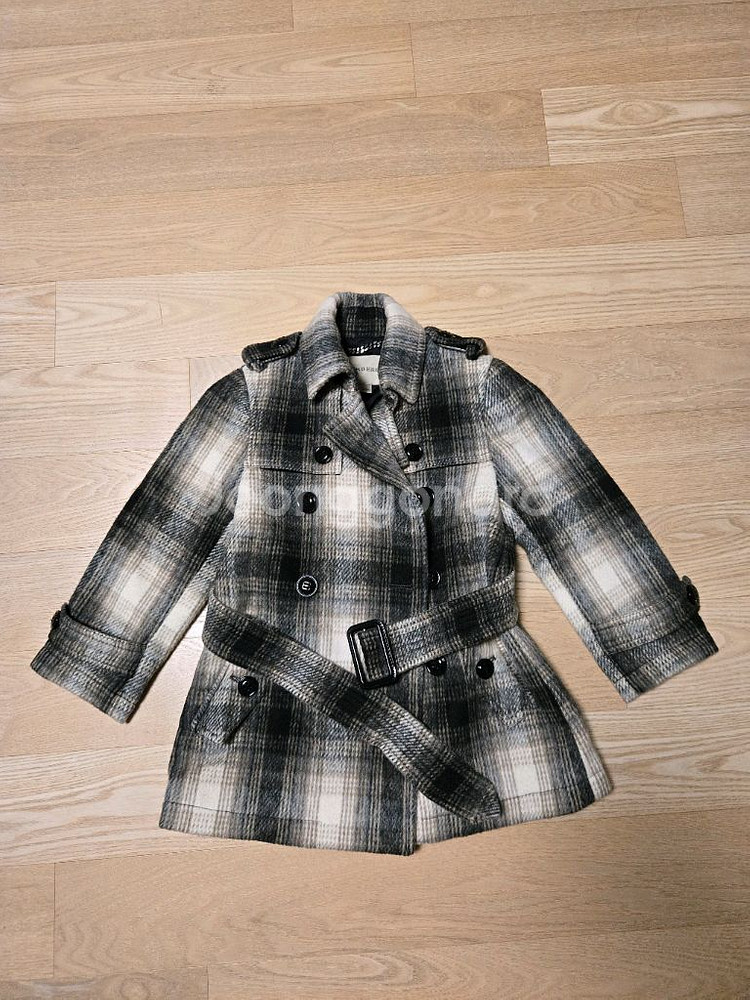 [4y/104cm] 버버리 키즈 밸트 코트 자켓--0