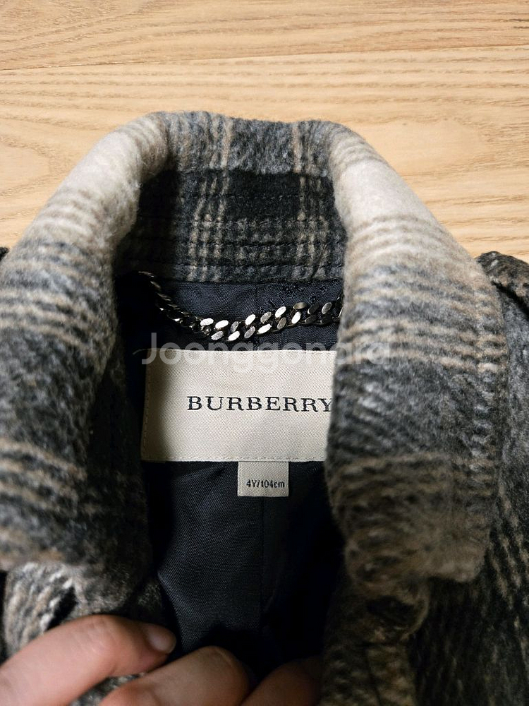 [4y/104cm] 버버리 키즈 밸트 코트 자켓--4